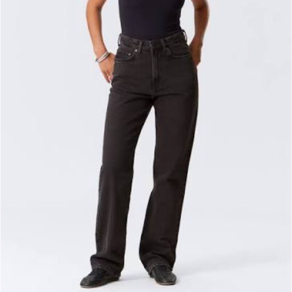 Weekday black Rowe jeans 25/32